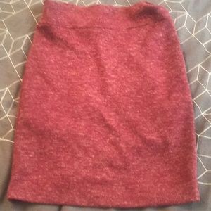 Burgundy/wine pencil skirt